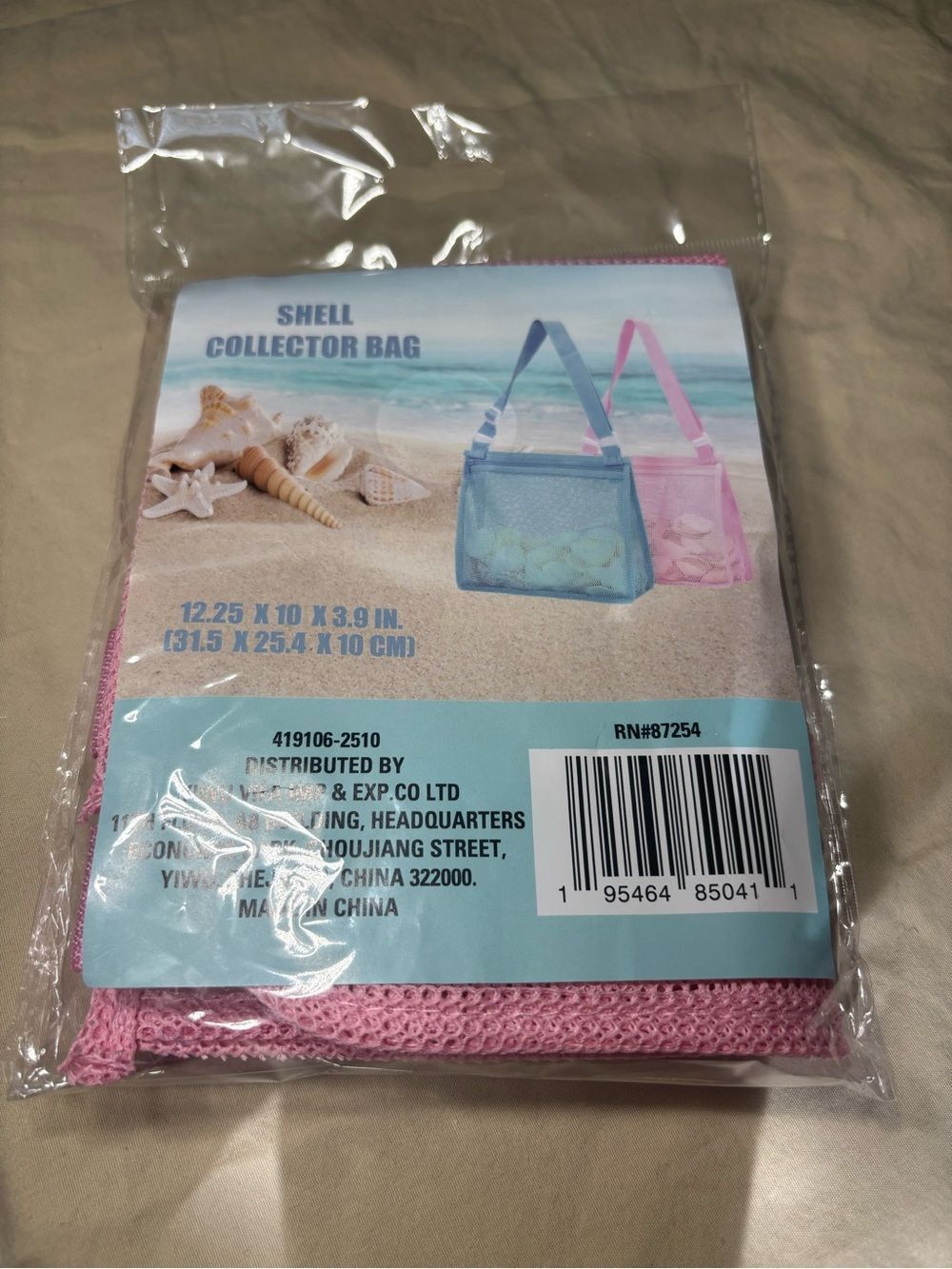 New Shell Collector Bag - Light Pink